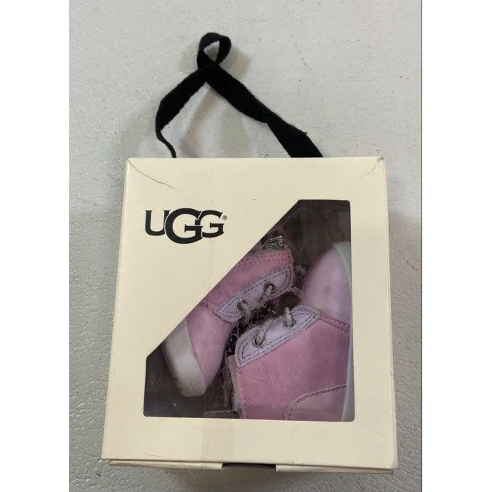 UGG Kristjan Infant Pink High Top‎ Sneakers Size 0/1 NWT